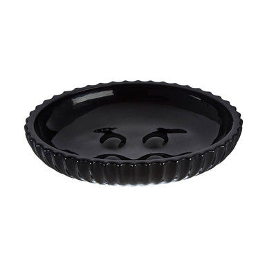Black Glass Soap Dish | Ticino Brittany