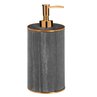 Grey Marble and Gold Lotion Dispenser | Bosco