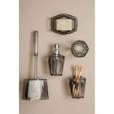 Grey Acrylic Toilet Brush Holder | Dow