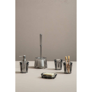 Grey Acrylic Toilet Brush Holder | Dow