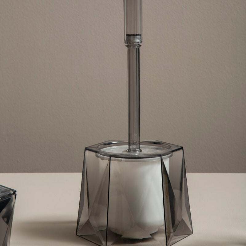 Grey Acrylic Toilet Brush Holder | Dow