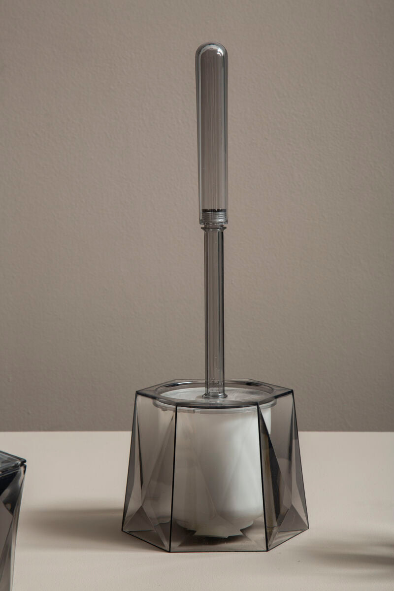 Grey Acrylic Toilet Brush Holder | Dow