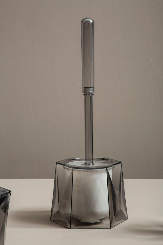 Grey Acrylic Toilet Brush Holder | Dow