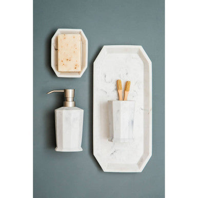 Marble Effect Vanity Tray | Riviera
