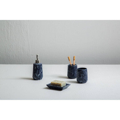 Marble Design Toothbrush Holder | Bubble