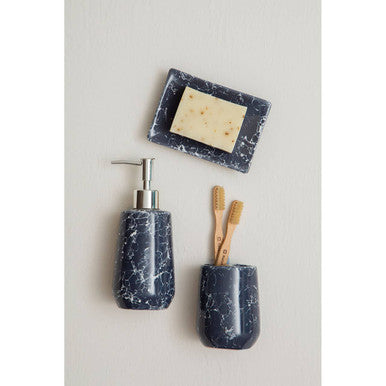 Marble Design Toothbrush Holder | Bubble