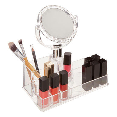 Cosmetic Organiser with Mirror | Beauty