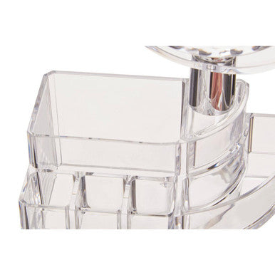 Cosmetic Organiser with Mirror | Beauty