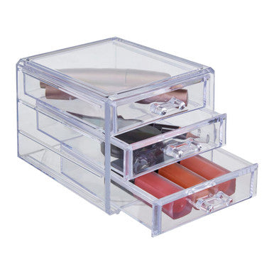 Cosmetic Organiser with 3 Drawers | Beauty