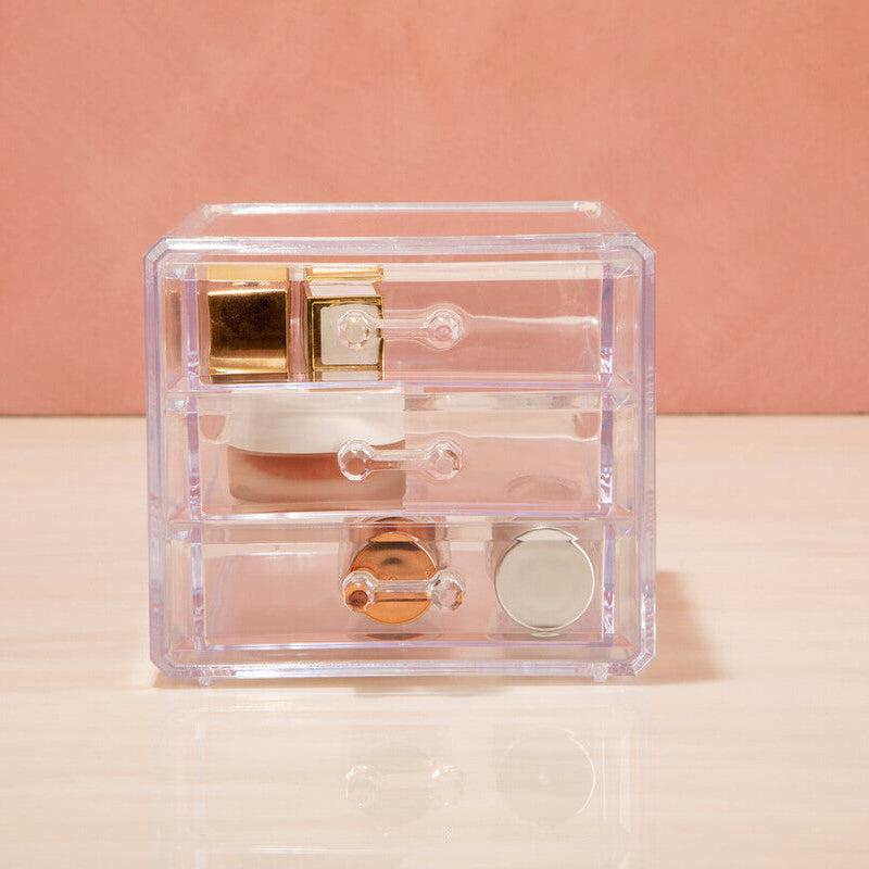 Cosmetic Organiser with 3 Drawers | Beauty