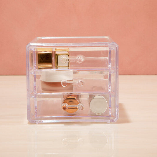 Cosmetic Organiser with 3 Drawers | Beauty