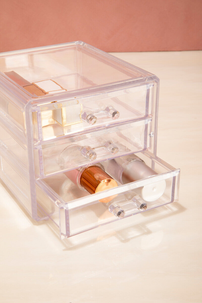 Cosmetic Organiser with 3 Drawers | Beauty