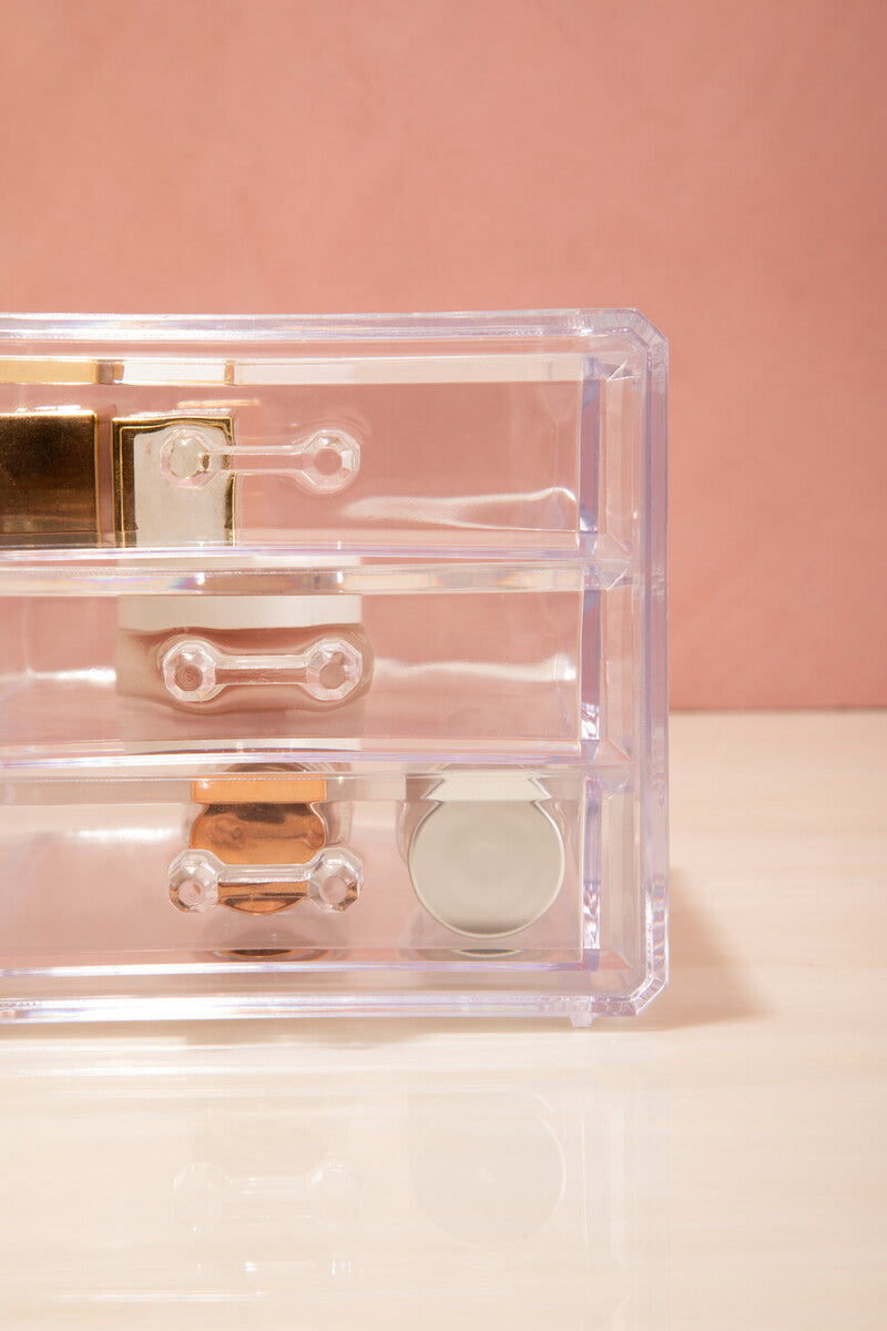 Cosmetic Organiser with 3 Drawers | Beauty