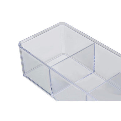 3 Compartment Cosmetics Organiser with Lid | Beauty