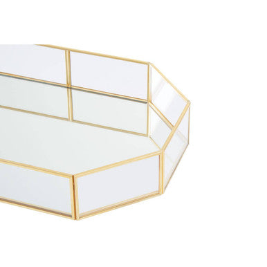 Beauty Glass Octagonal Jewellery Tray | Vintage