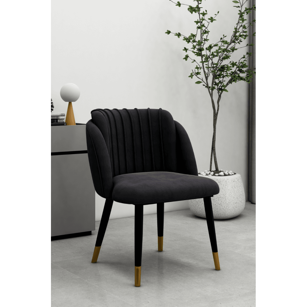 Milan velvet dining chair