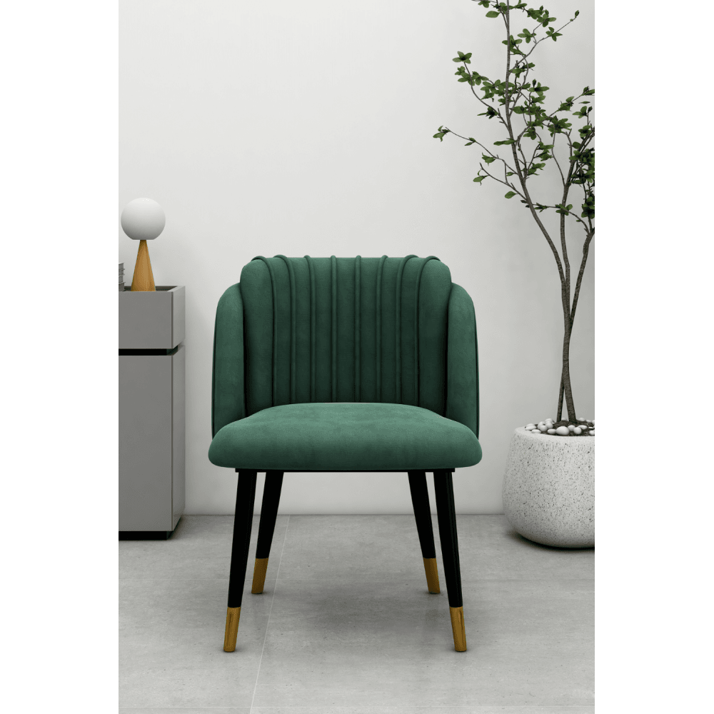 Milan velvet dining chair