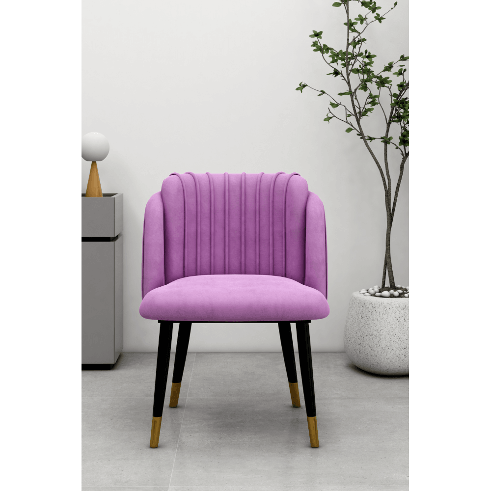 Milan velvet dining chair