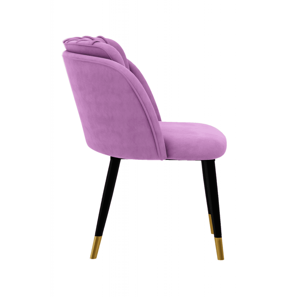 Milan velvet dining chair