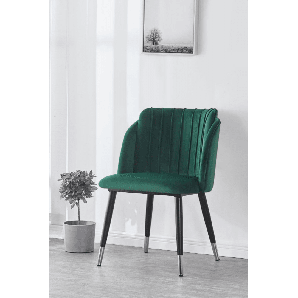 Milan velvet dining chair