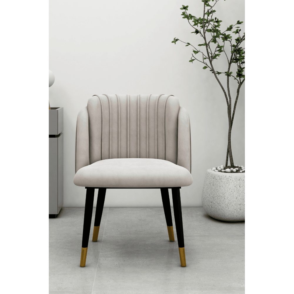 Milan velvet dining chair
