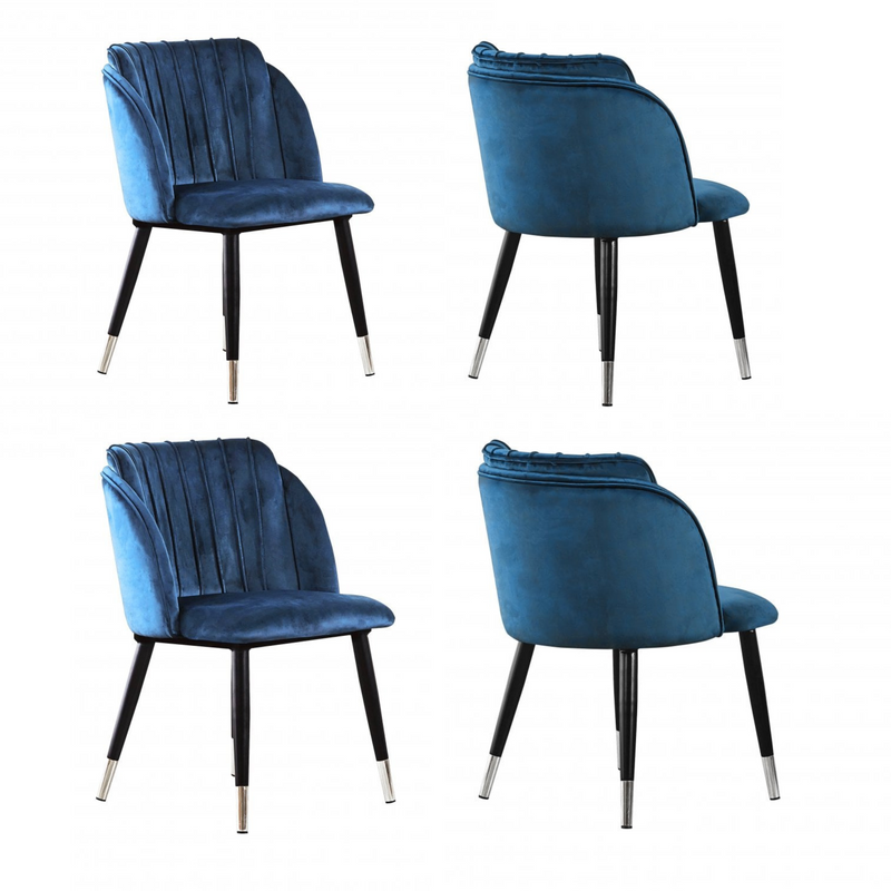 Milan velvet dining chair