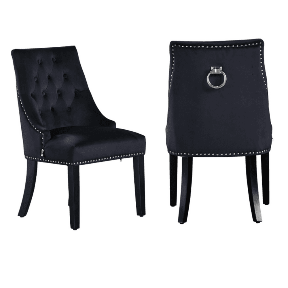 Windsor LUX Velvet Dining Chair Pair of 2