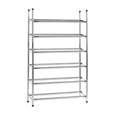 Six Tiers Chrome Shoe Rack | Tavia