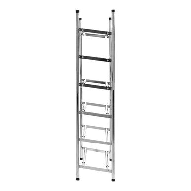 Six Tiers Chrome Shoe Rack | Tavia
