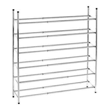 Six Tiers Chrome Shoe Rack | Tavia