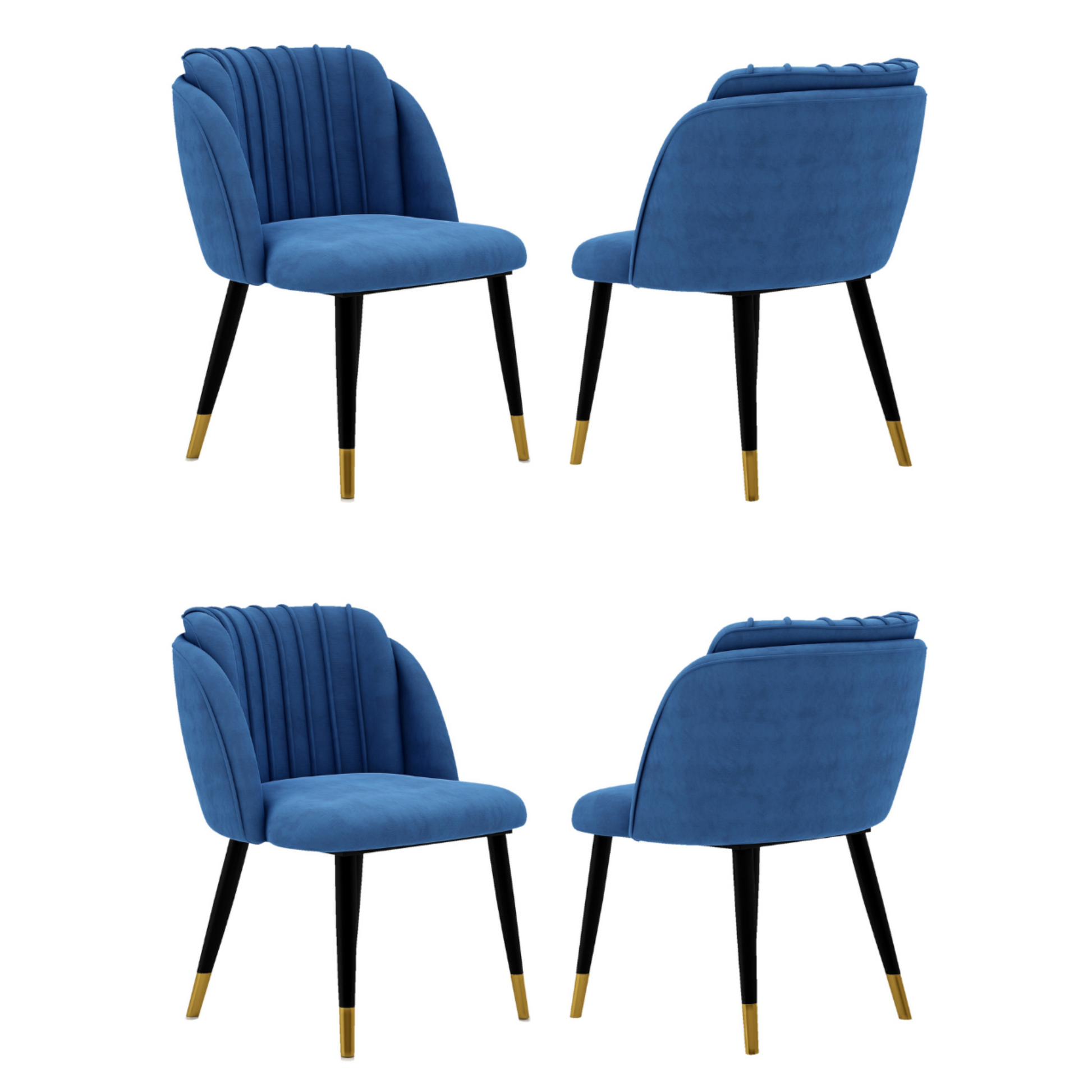 Milan velvet dining chair