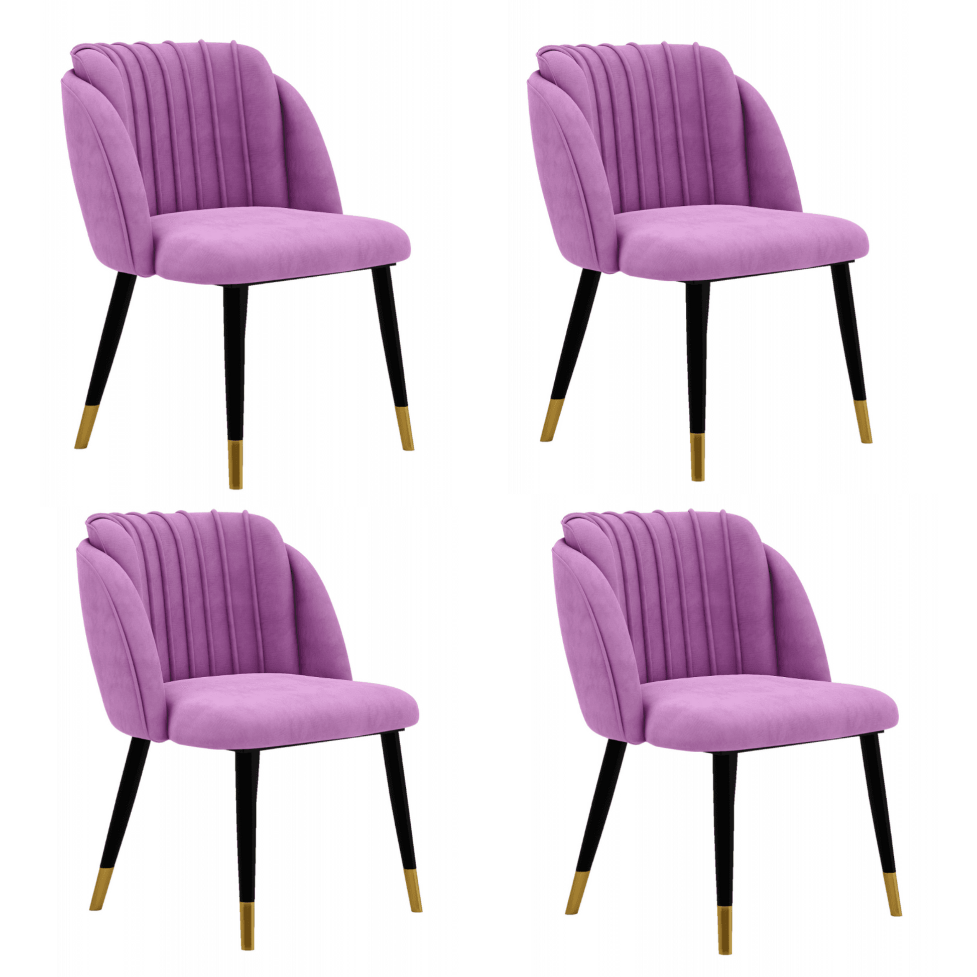 Milan velvet dining chair