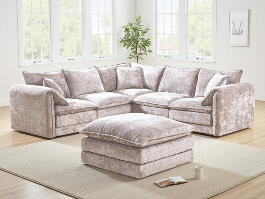 Solaya Sofa Beige Large Corner