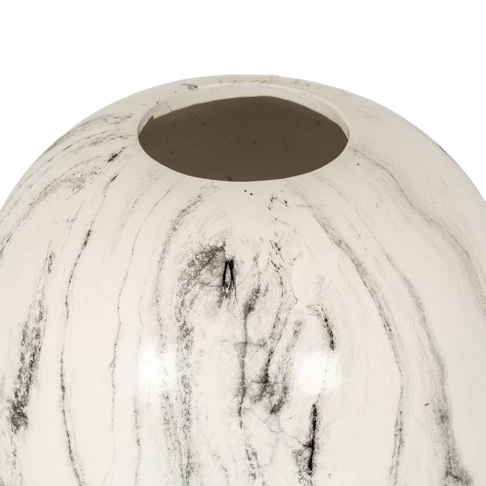 Marble Effect Pudding Vase