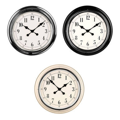 Chrome Finish Wall Clock | Pelo