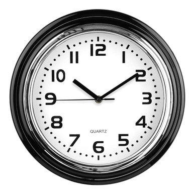 30cm Dia Chrome Finish Wall Clock | Siffer