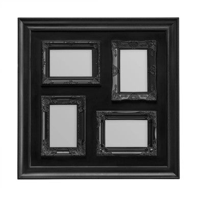 4 Photo Black Plastic Multi Photo Frame | Maren