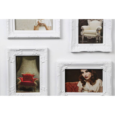 4 Photo White Plastic Multi Photo Frame | Maren