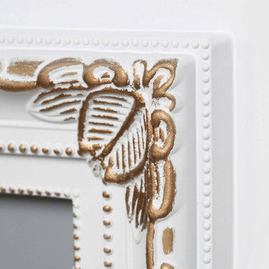 Vintage Style White & Gold 4 Photo Frame | Maren