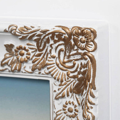 Vintage Style White & Gold 4 Photo Frame | Maren