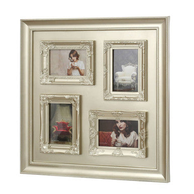 Vintage Style Champagne 4 Photo Frame | Maren