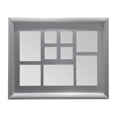 Silver 9 Photo Multi Photo Frame | Maren