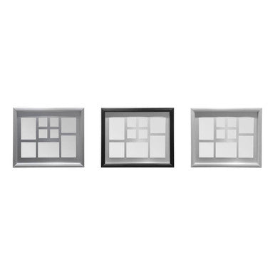 Silver 9 Photo Multi Photo Frame | Maren