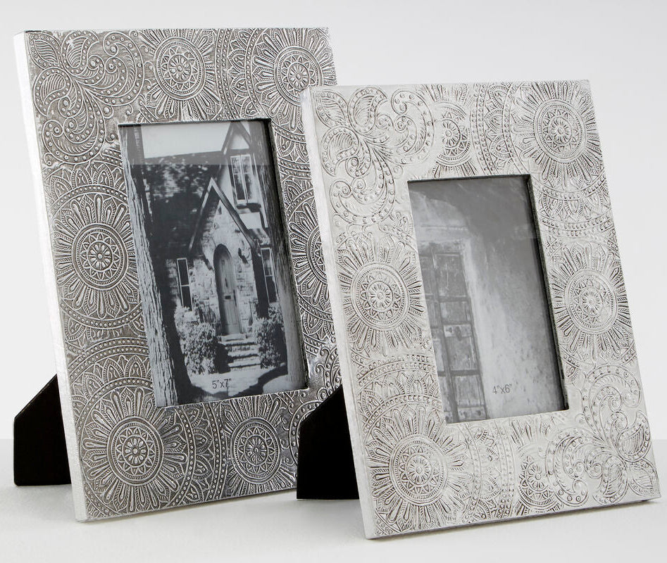 5X7 Silver Etched Photo Frame | Bowerbird