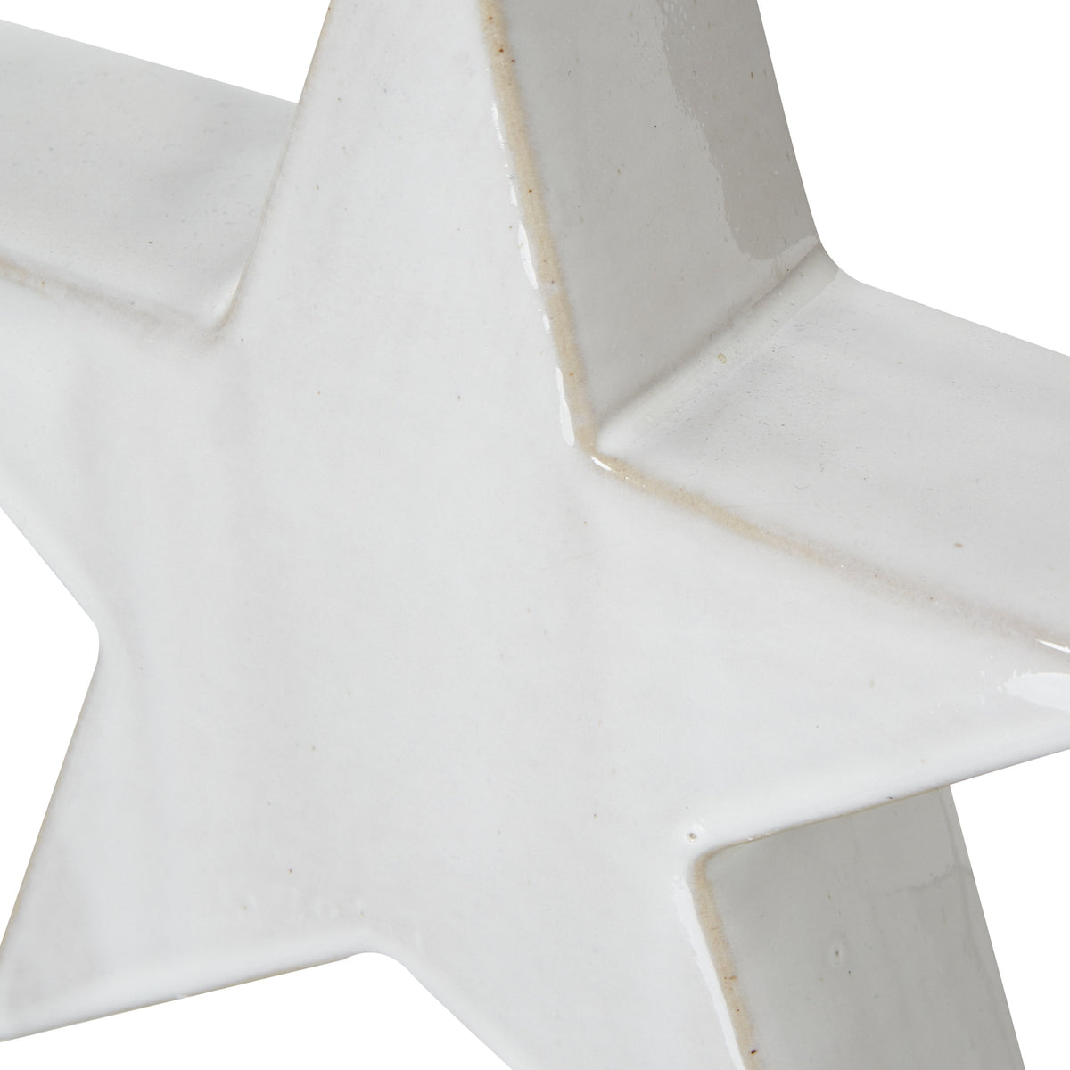 Large Ceramic Standing Star Decoration