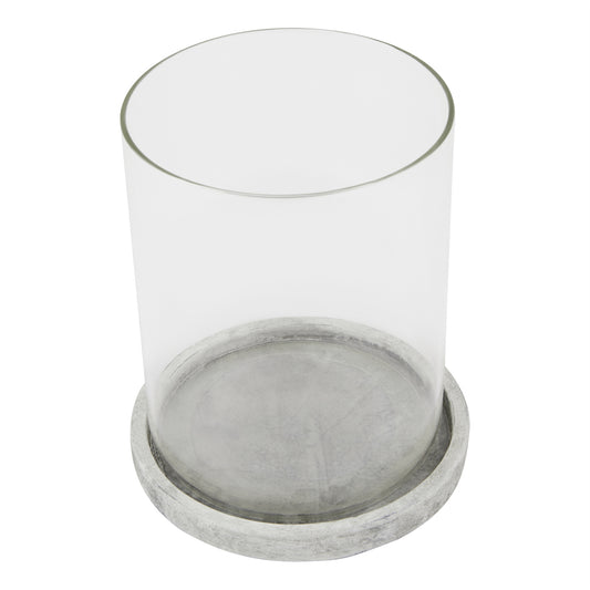 Athena Stone Large Hurricane Lantern