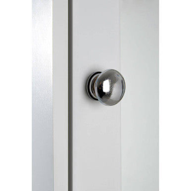Portland White Wall Mounted Bathroom Cabinet with Mirrored Door