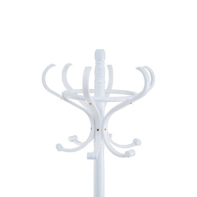 Kennedy White Wooden Coat Stand
