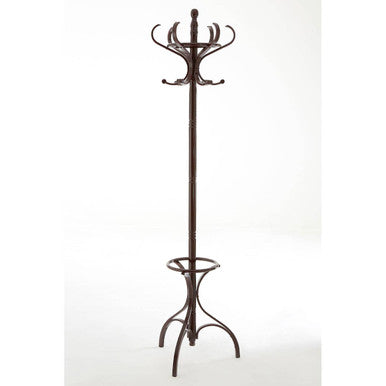 Kennedy Mahogany Finish Wooden Coat Stand