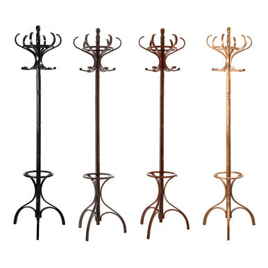 Kennedy Mahogany Finish Wooden Coat Stand